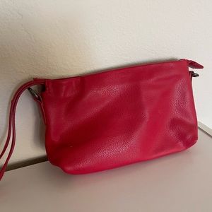 Red wristlet/cross body